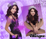 Selena Gomez - Glitter Purple