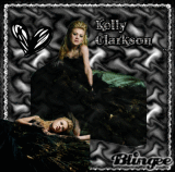 kelly clarkson-black and green