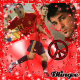 David Villa in RED!