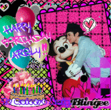 Happy Birthday arely! tqm♥ [original blingee flor_10]