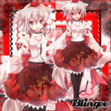 Red and white neko