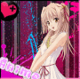 Cute Anime Girl **Pink, Black, Sky blue & White**..**Para Mєℓιηa_.. [(((**_By Tefa03_**)))]