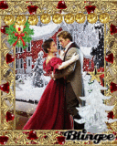 COUPLE VINTAGE DE NOEL