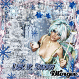 winter christmas fairy - PDB