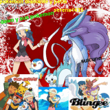 dawn y sus compañeros XD y suicune jeje