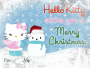 hello kitty merry christmas