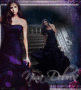 **Nina Dobrev princess of the night**dark blue and purple "© m.τ.pя¡йςзŝš"