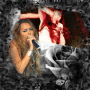 Miley cyrus singing in black 