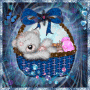 Sleeping Tatty Teddy Bear