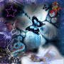 Butterfly Surrounded By Dragons And Unicorns With Fairy Magic - Elarn03