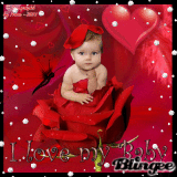 ••► I love my Baby / red ♥ - by Nina