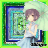 Yuki Nagato Blue and Green