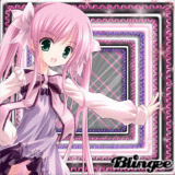 Anime Girl[Pink/Purple]