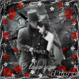 I love you - Goth Couple