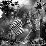 ∞{※Rihanna※} ♪~What's my name~♪ original blingee by Wuffie ® ©∞
