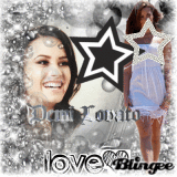 Demi Lovato Black & White (Con el sello de Asesina-ninja)