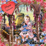 Vintage Little Girl Valentine 