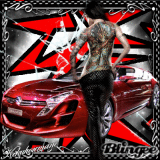 Bad Girl Looking Through a Cracked Mirror