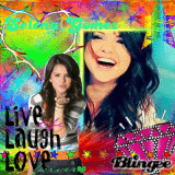 Selena Gomez Live Laught Love Colorful!