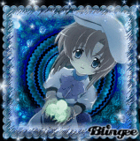 Blue anime girl ~by NIDRAN~