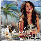 { Selena Gomez Summer~Remeber ◘ } ||ll♥Blingee by Valery001♥ll||