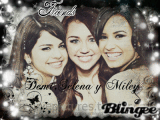 Demi,Selena y Miley