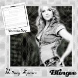 britney spears black and white 