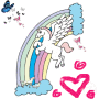 Pegasus aus dem Regenbogenland. XD