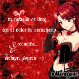 Tu corazón es libre.....