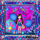 blue and magenta easter