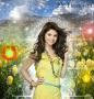 SELENA*GOMEZ*flower*field*4*silvy*
