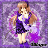Purple bunny girl