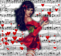 red hearts....