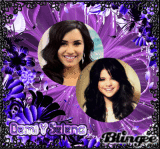Delena - Purple, Blue & Black