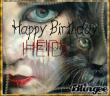 HAPPY BIRTHDAY DEAR HEIDI (HEIcats)