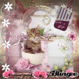 ♥ Kitten in the cup ♥ SL ♥