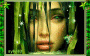 Green fantasy face