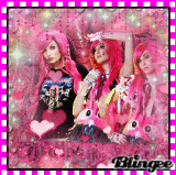 emo girl pink