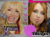 hannah montana forever vs miley cyrus original blingee by mariaa10 ( maria eztefani dianna ) don't copy please