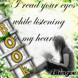 I love read to book