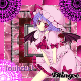anime Touhou pink XD