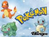 Charmender, Bulbasaur e Squirtle