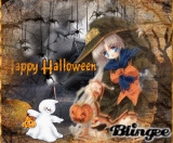 ~Anime halloween postcard♥~