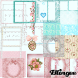 Scrap. Apricot & Aqua.  (P 17)