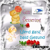 Gute Besserung liebe Nicole