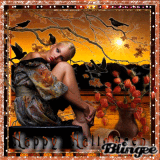 happy hallowen&automne