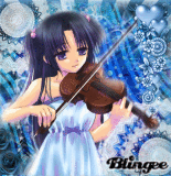 Anime Girl- in blue - engelkagome1