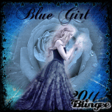 *¨* Beautiful Girl In A Blue Rose *¨*  