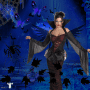 Black & Blue Vampire Fairy With Butterflies (PDB color #1)