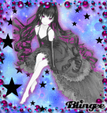 Mangas bleu,rose et noir